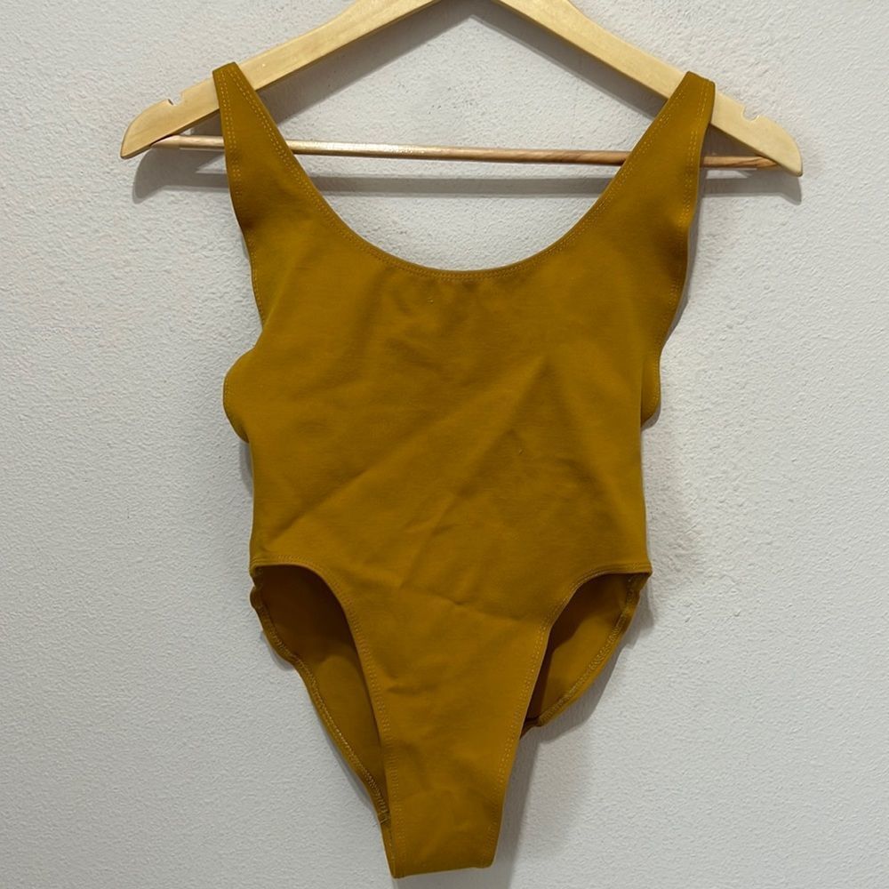 Mustard Yellow Bodysuit